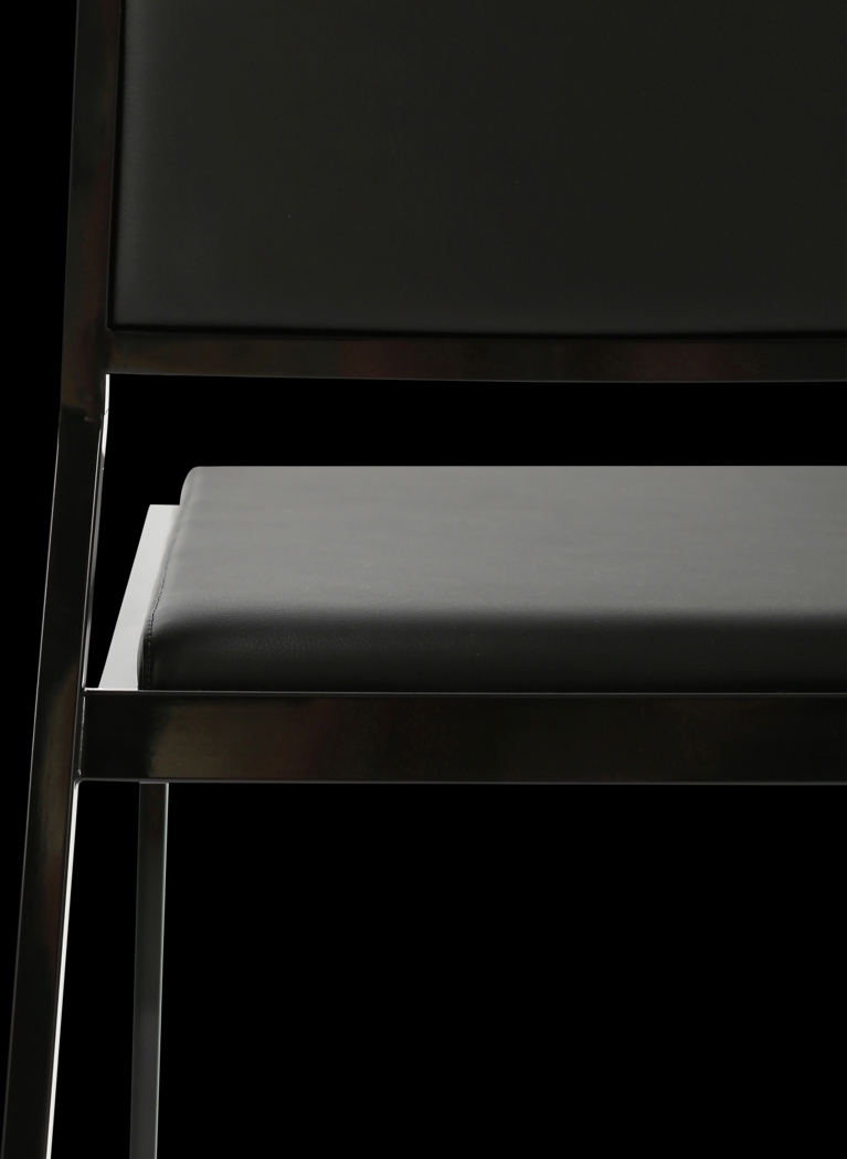 Cloudywing I Black Counter Height Stool, Set of 2 - Thumbnail - Image 7