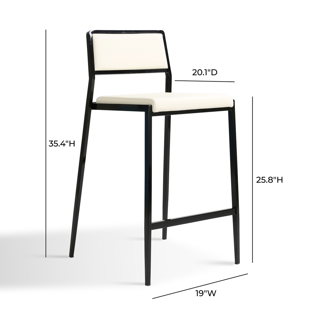 Cloudywing I Cream Counter Height Stool, Set of 2 - Thumbnail - Image 8