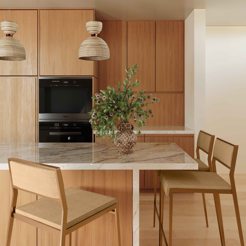 Cloudywing II Tan Counter Height Stool, Set of 2 - Thumbnail - Image 2