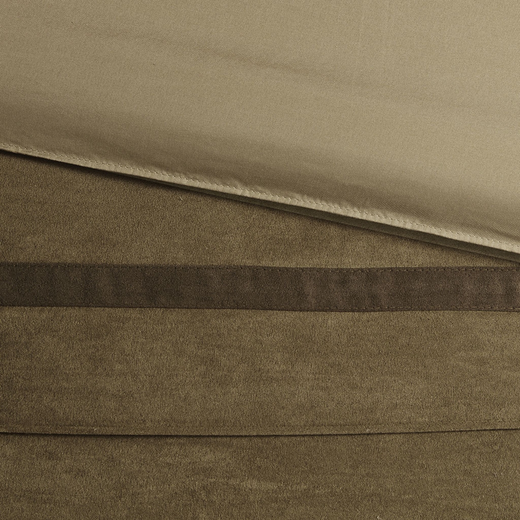 Clouet Brown 7 Pc Full Comforter Set - Thumbnail - Image 8