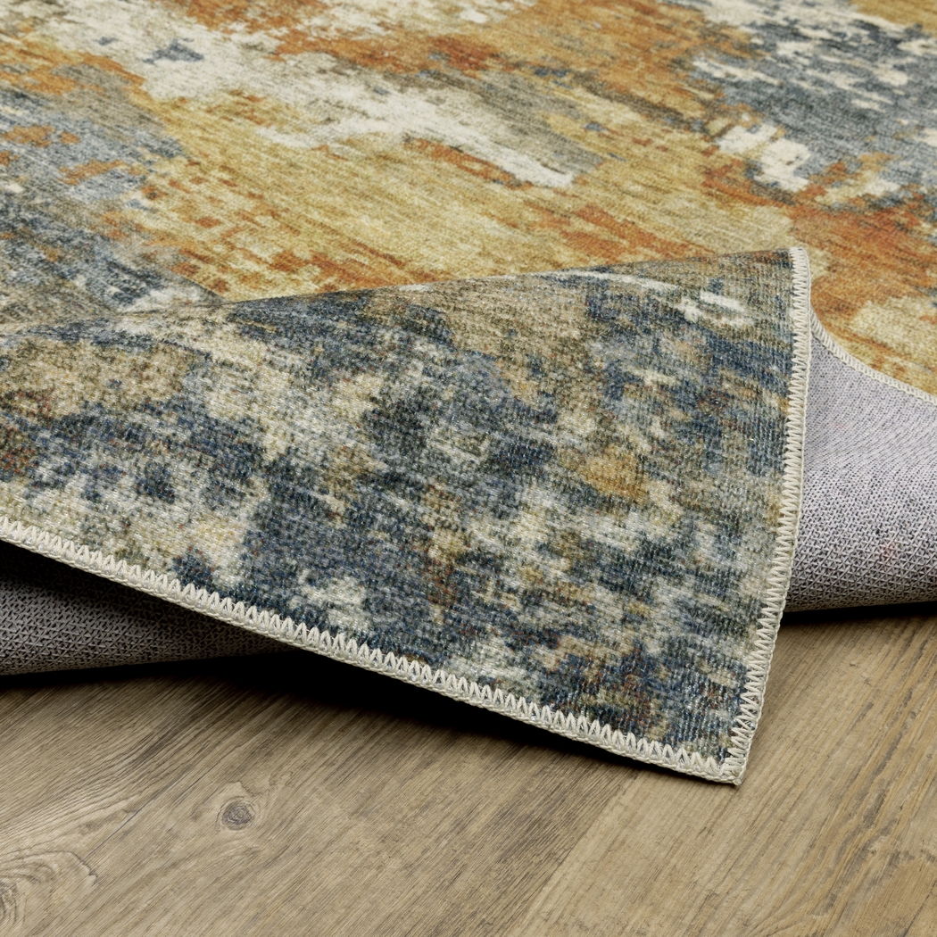 Clouston Gold 5' x 7'3 Rug - Thumbnail - Image 9