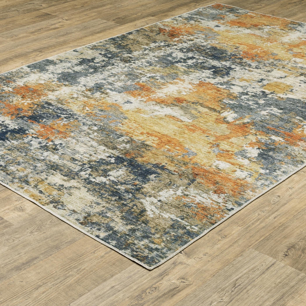 Clouston Gold 7'5 x 10' Rug - Thumbnail - Image 2