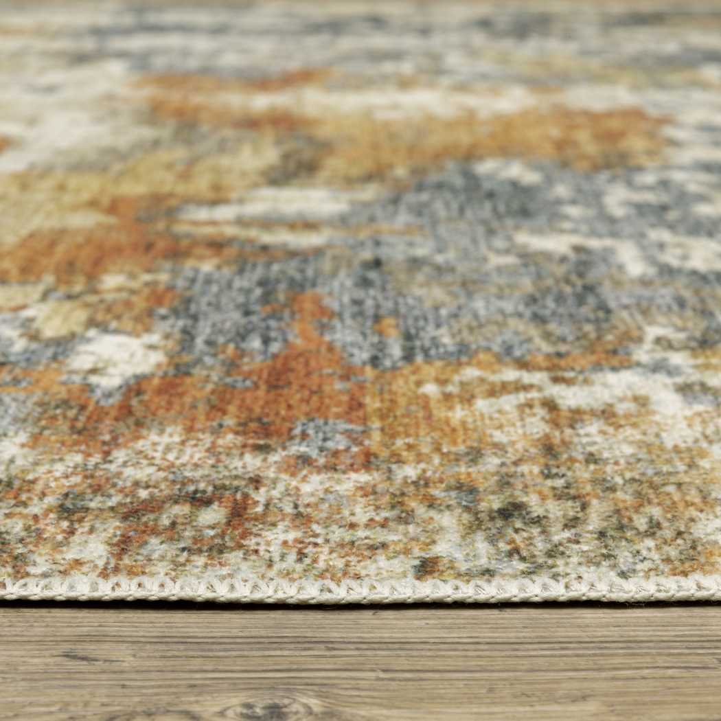 Clouston Gold 7'5 x 10' Rug - Thumbnail - Image 7