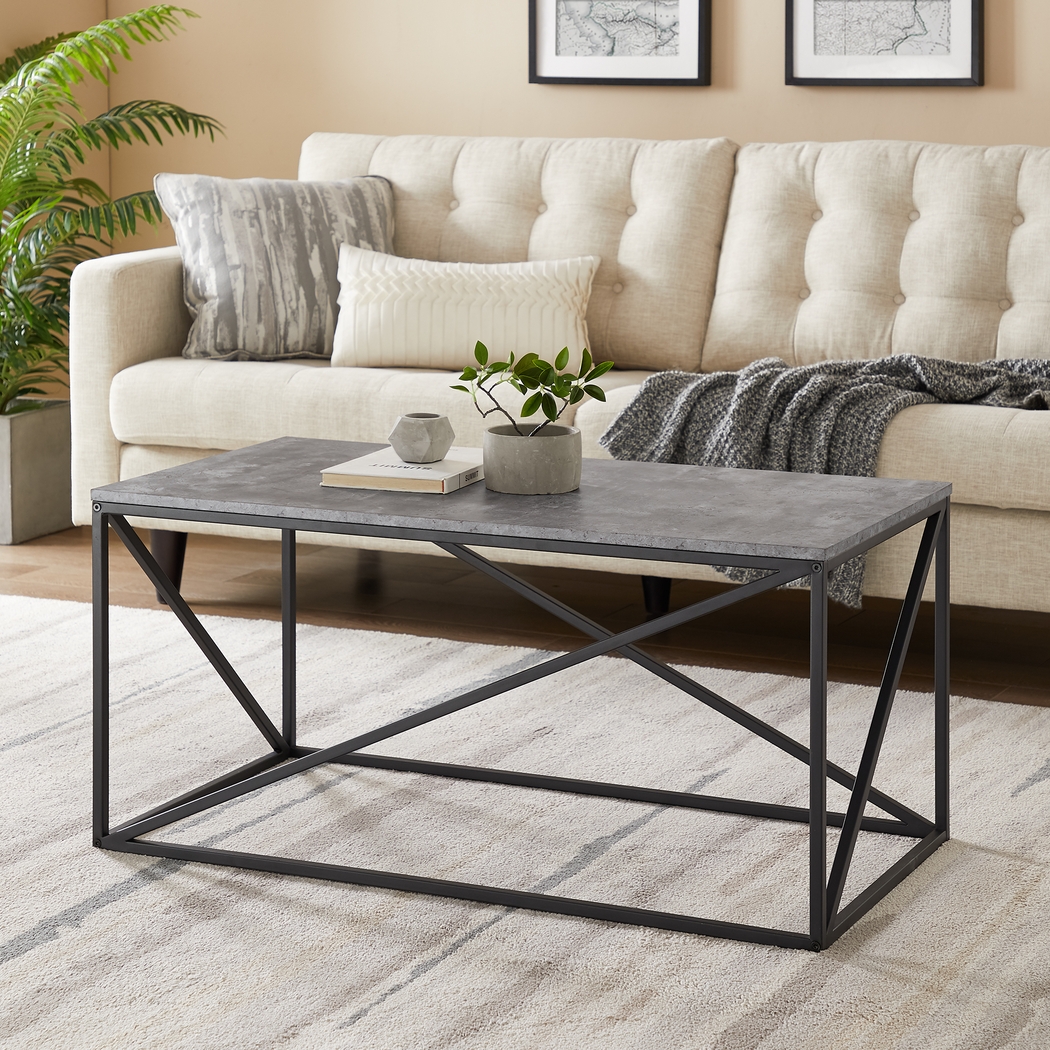 Clovercrest Dark Gray Cocktail Table - Thumbnail - Image 4