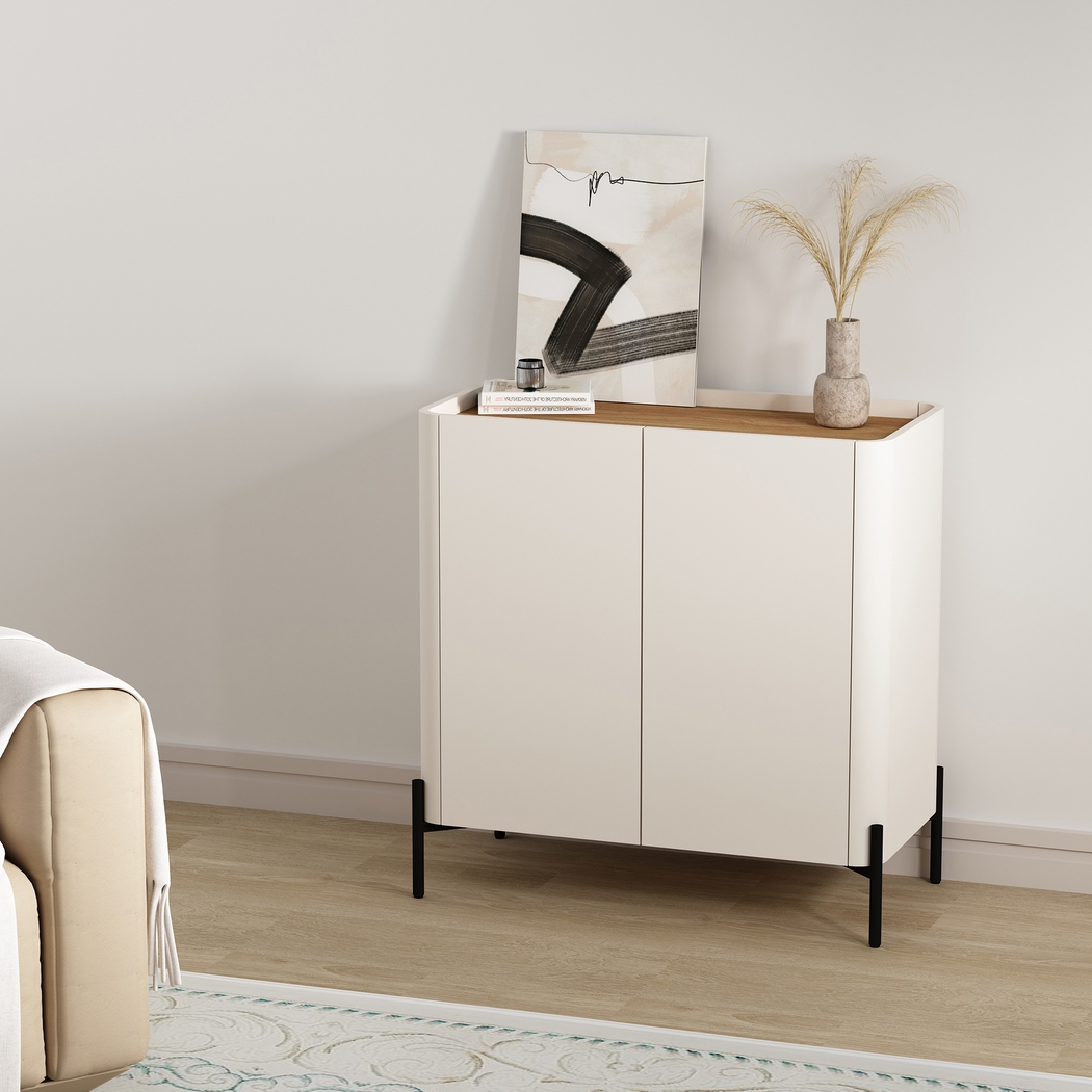 Cloverdaley Off-White Accent Cabinet - Thumbnail - Image 2