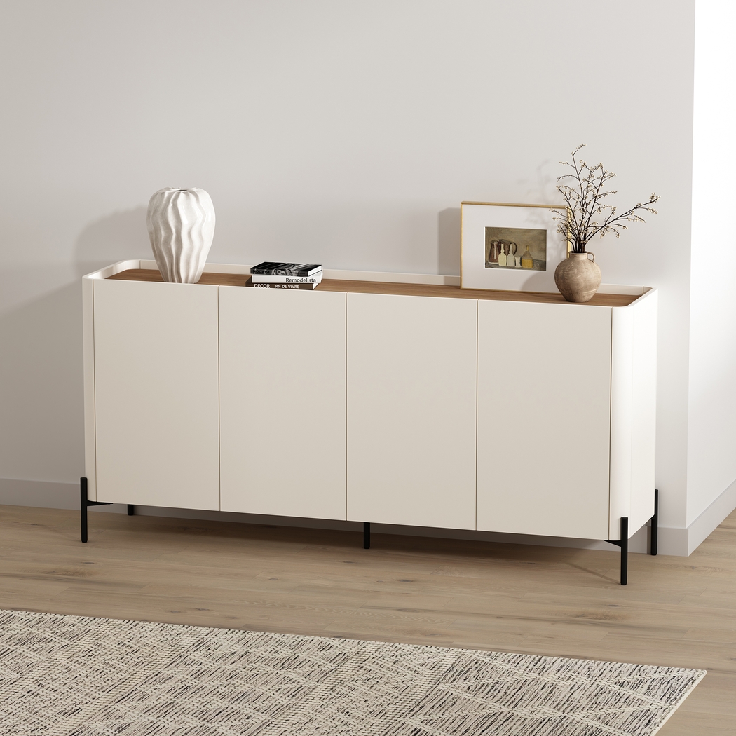 Cloverdaley Off-White Sideboard - Thumbnail - Image 2