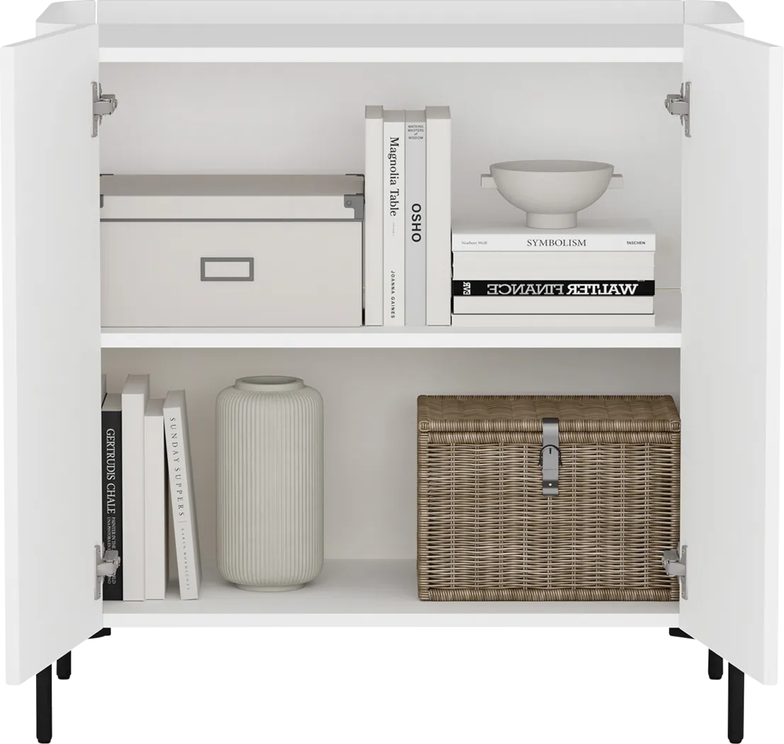 Cloverdaley White Accent Cabinet - Thumbnail - Image 12