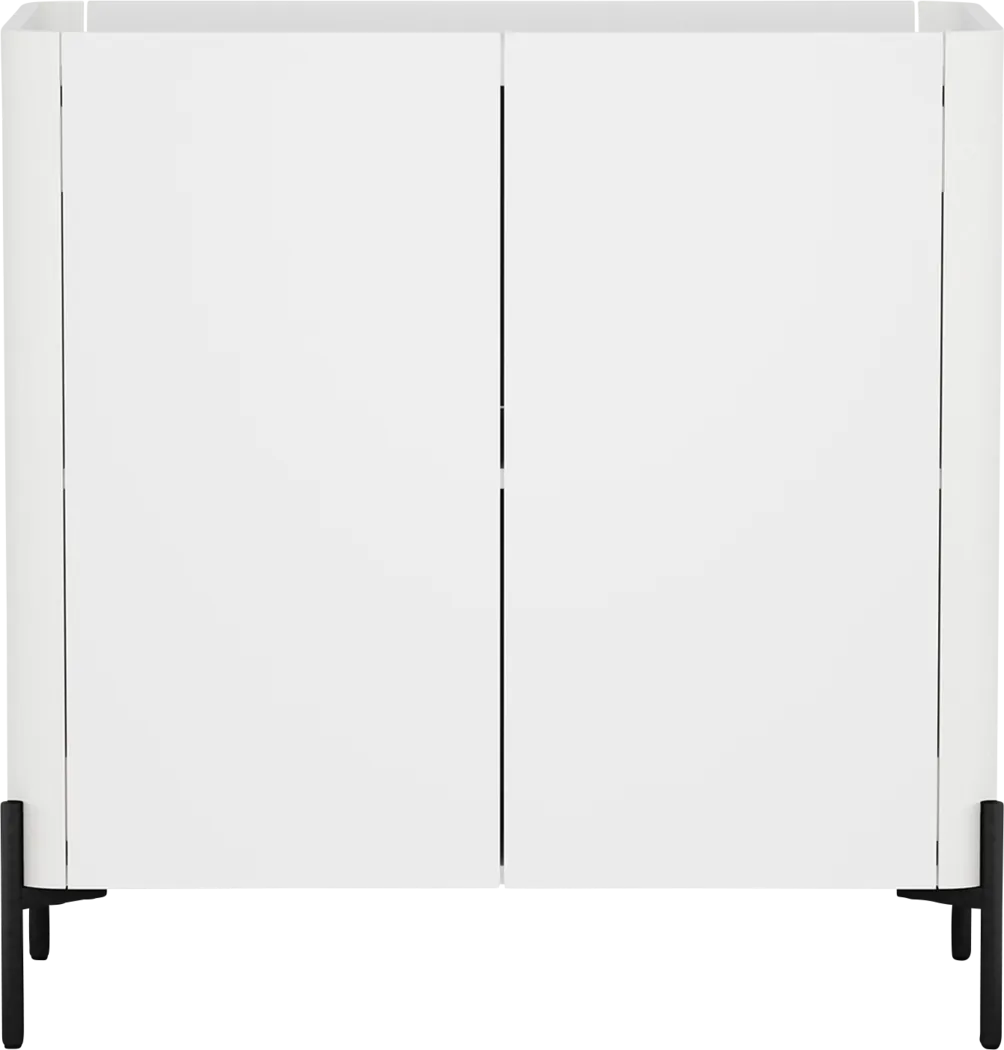 Cloverdaley White Accent Cabinet - Thumbnail - Image 4