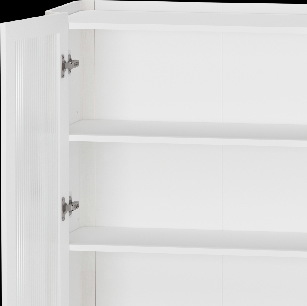 Cloverdaley White Decor Cabinet - Thumbnail - Image 7