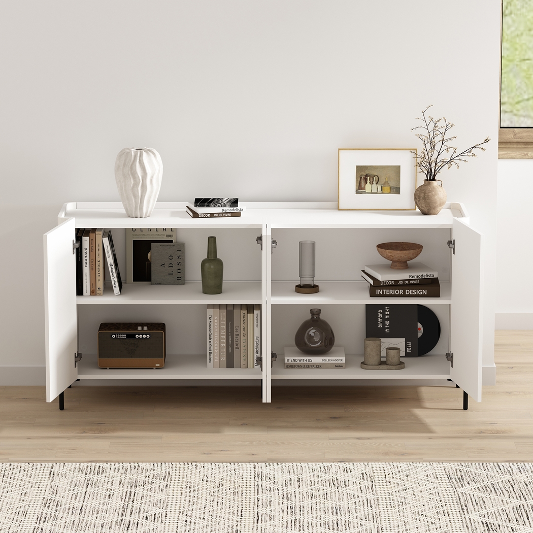 Cloverdaley White Sideboard - Thumbnail - Image 3