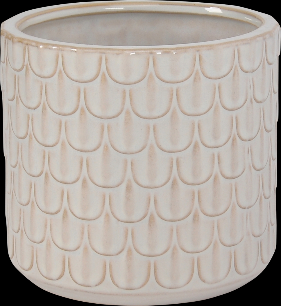Clovergate White 7in. Planter - Thumbnail - Image 1