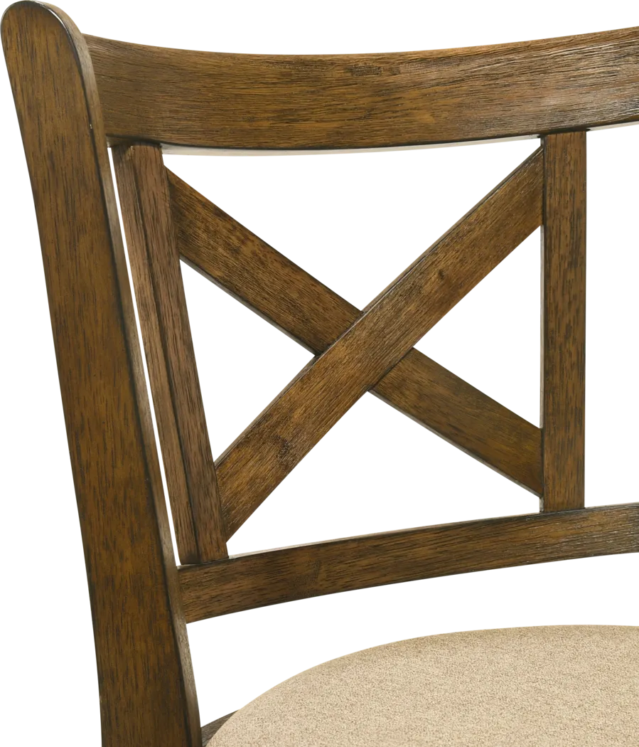 Cloverprises Beige Swivel Counter Height Stool - Thumbnail - Image 9