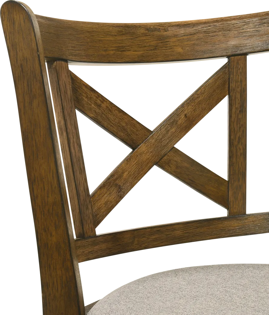 Cloverprises Gray Swivel Barstool - Thumbnail - Image 3