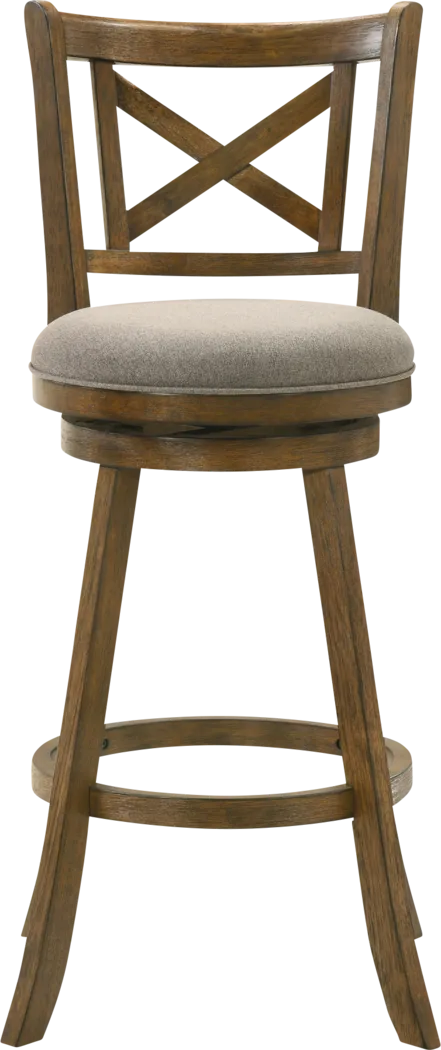 Cloverprises Gray Swivel Barstool - Thumbnail - Image 5