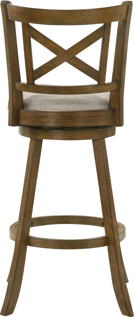Cloverprises Gray Swivel Barstool - Thumbnail - Image 8