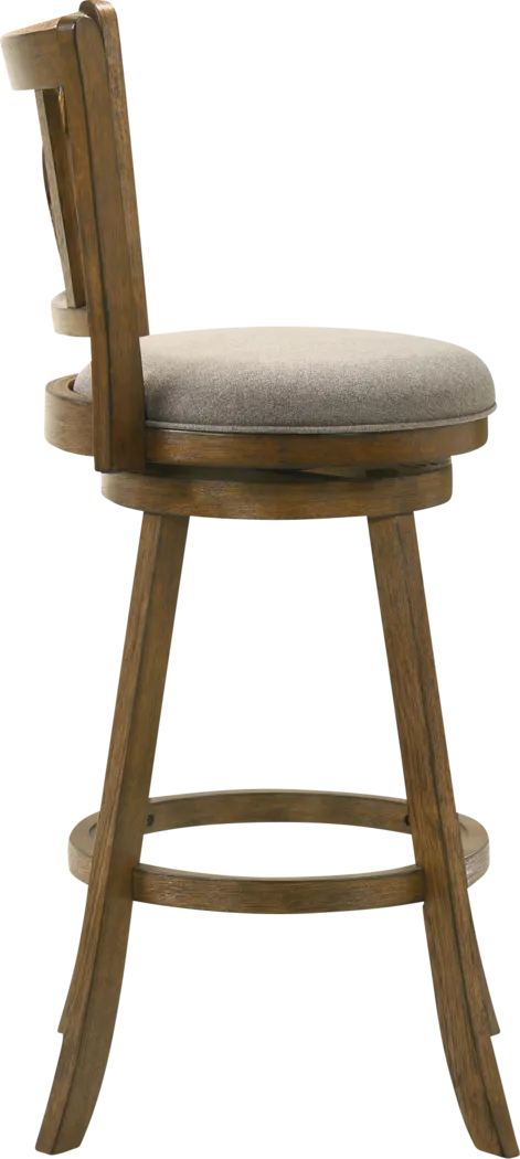 Cloverprises Gray Swivel Barstool - Thumbnail - Image 9