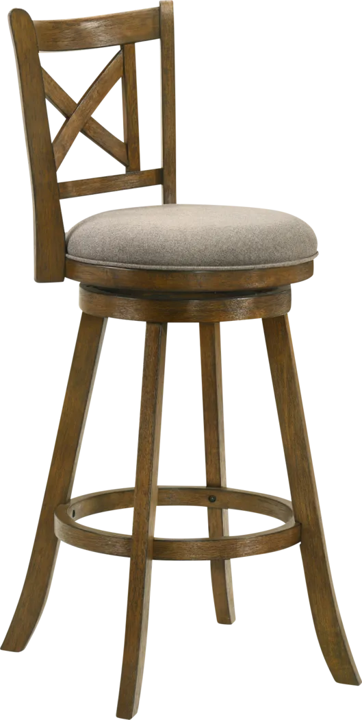 Cloverprises Gray Swivel Barstool - Thumbnail - Image 10