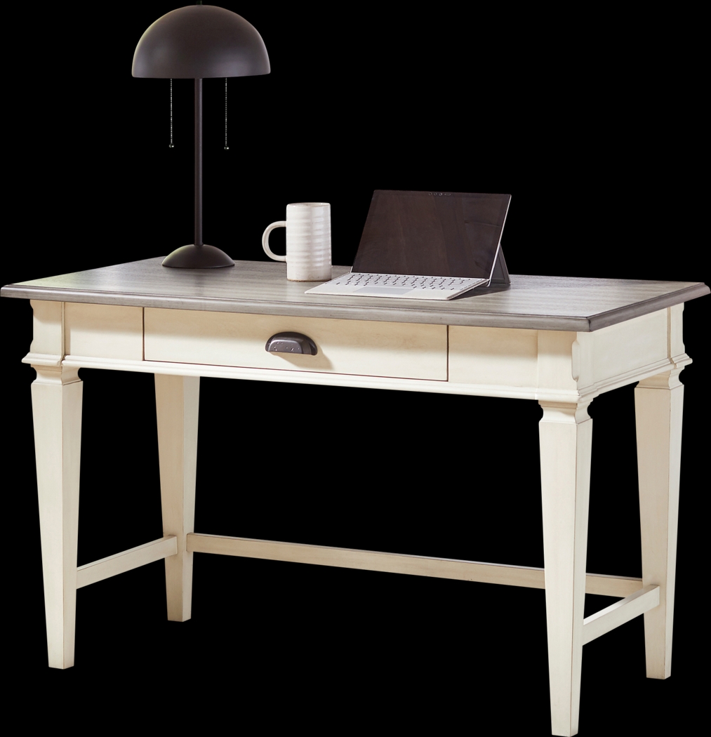 Cloville White Desk - Thumbnail - Image 1