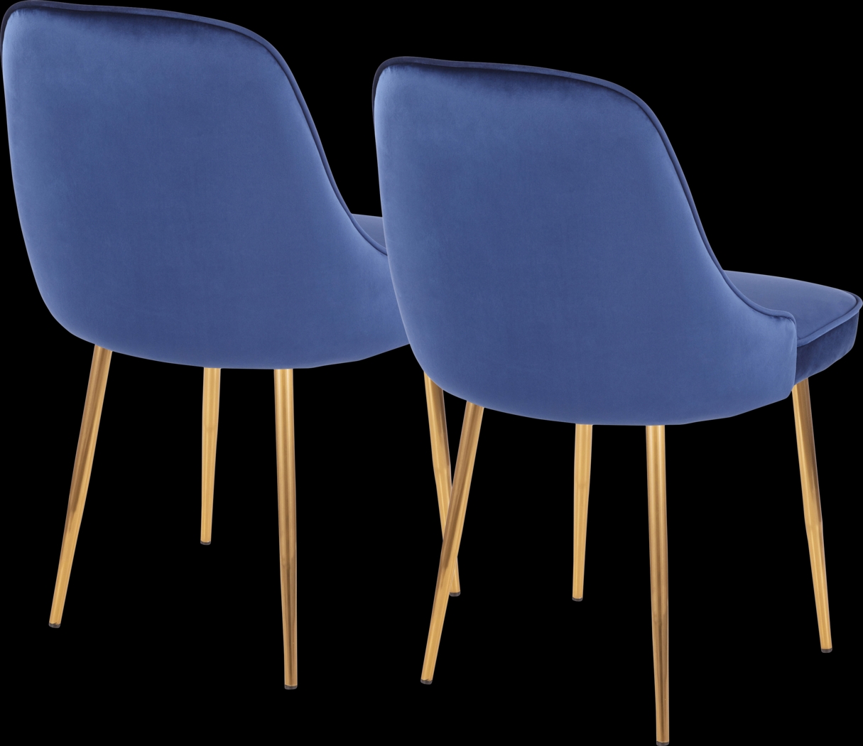 Clovis Blue Dining Chair, Set of 2 - Thumbnail - Image 2