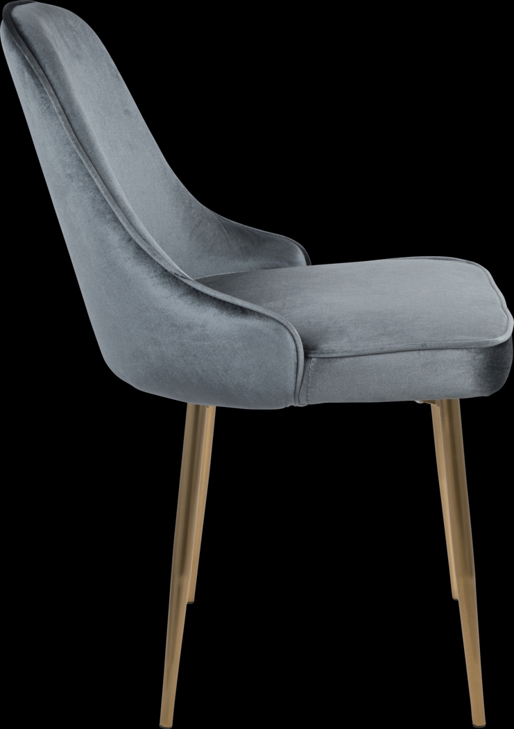 Clovis Blue Dining Chair, Set of 2 - Thumbnail - Image 3