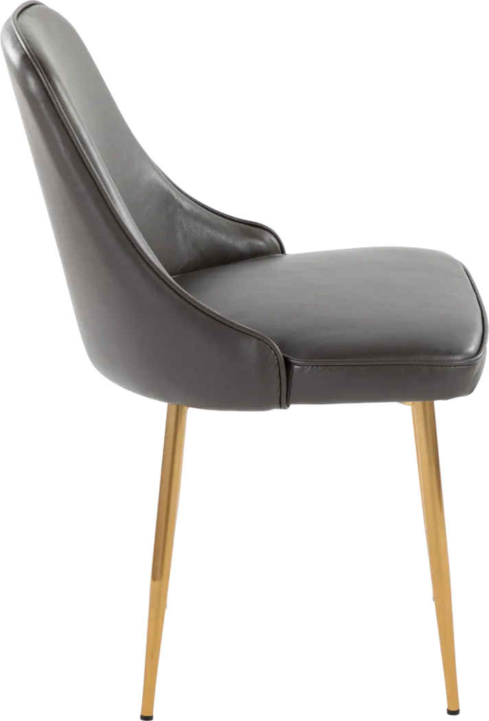 Clovis I Gray Dining Chair, Set of 2 - Thumbnail - Image 3