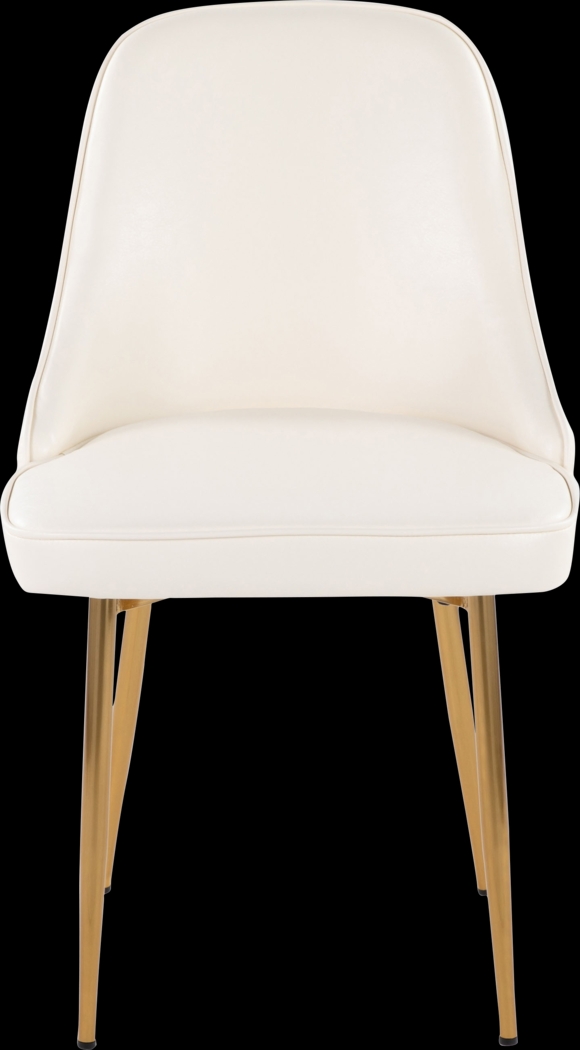 Clovis I White Dining Chair, Set of 2 - Thumbnail - Image 5