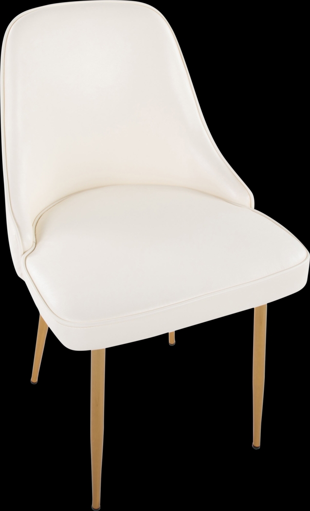 Clovis I White Dining Chair, Set of 2 - Thumbnail - Image 9