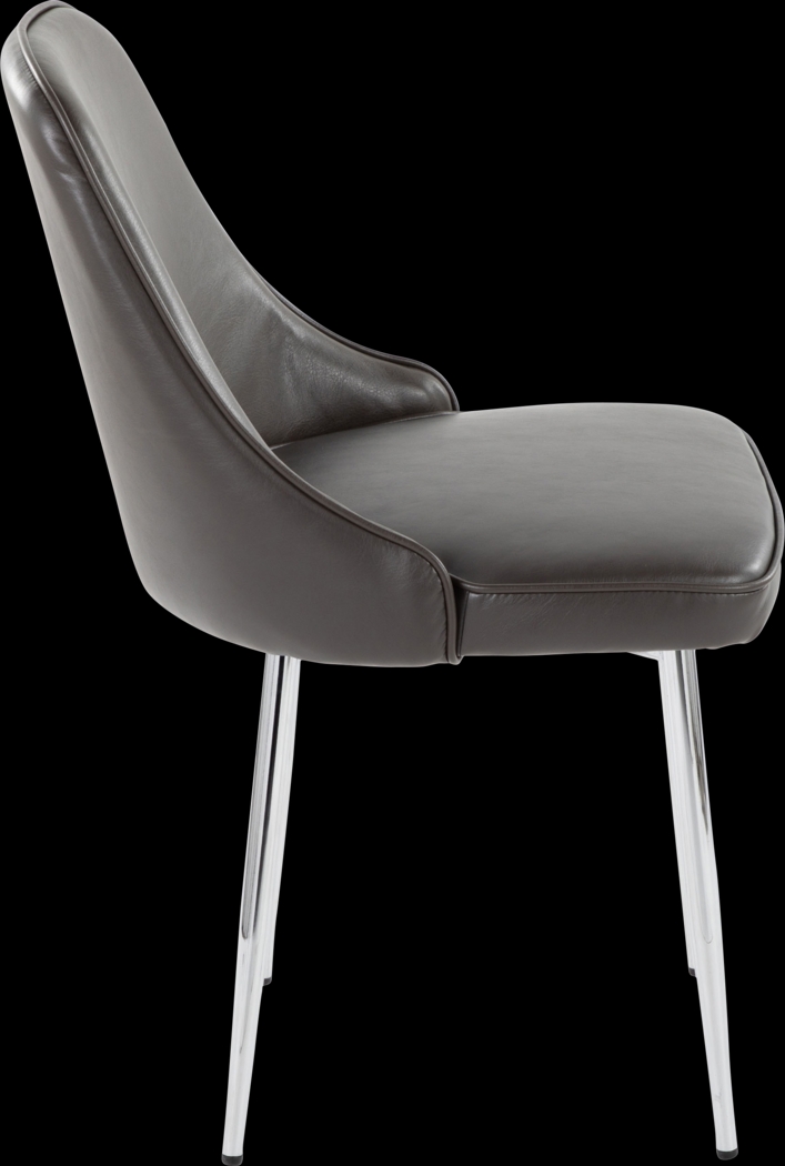 Clovis II Gray Dining Chair, Set of 2 - Thumbnail - Image 3