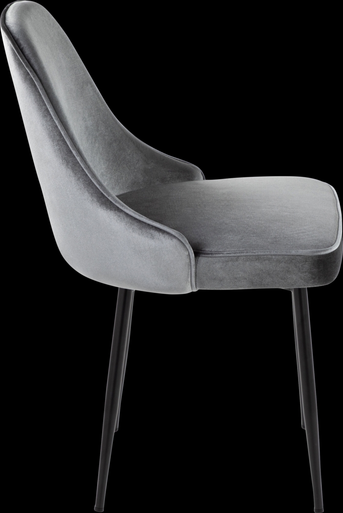 Clovis III Blue Dining Chair, Set of 2 - Thumbnail - Image 5