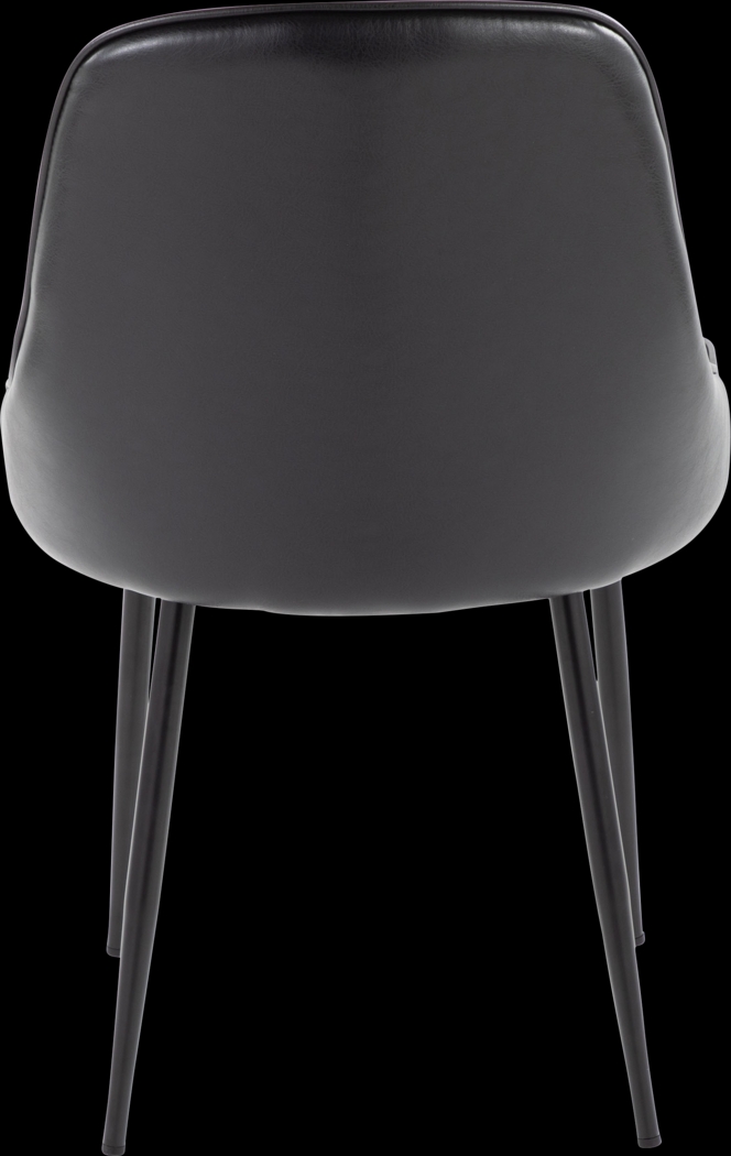 Clovis IV Black Dining Chair, Set of 2 - Thumbnail - Image 7