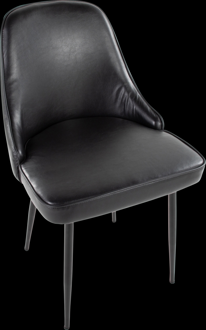 Clovis IV Black Dining Chair, Set of 2 - Thumbnail - Image 8