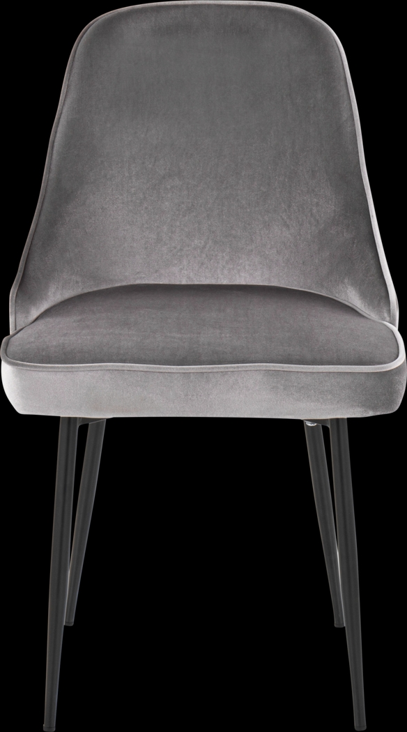 Clovis Silver Dining Chair, Set of 2 - Thumbnail - Image 3