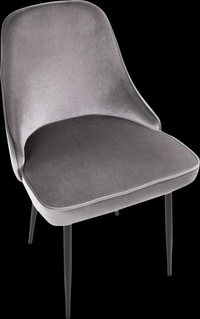 Clovis Silver Dining Chair, Set of 2 - Thumbnail - Image 6