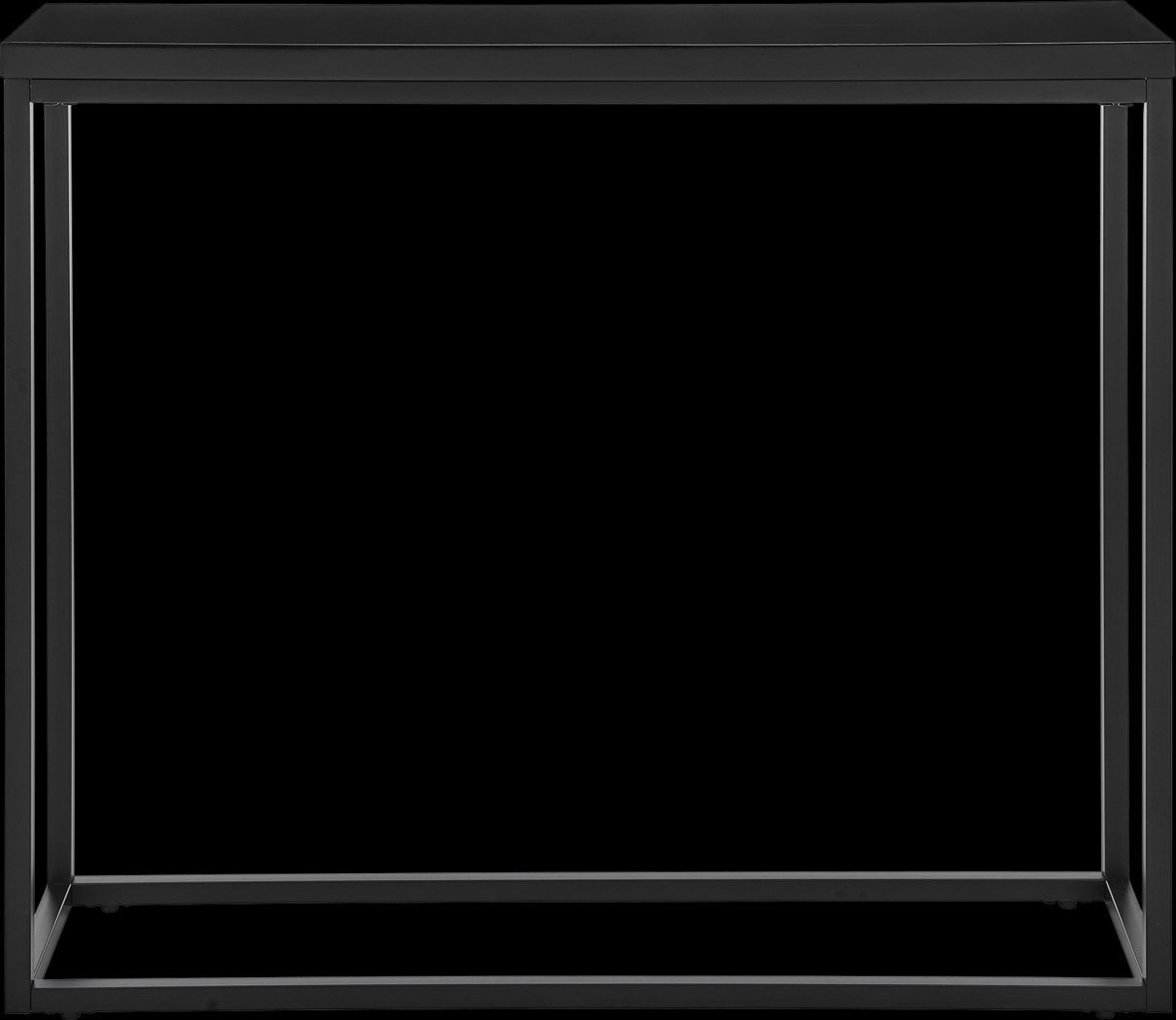 Clower Black Sofa Table - Thumbnail - Image 1