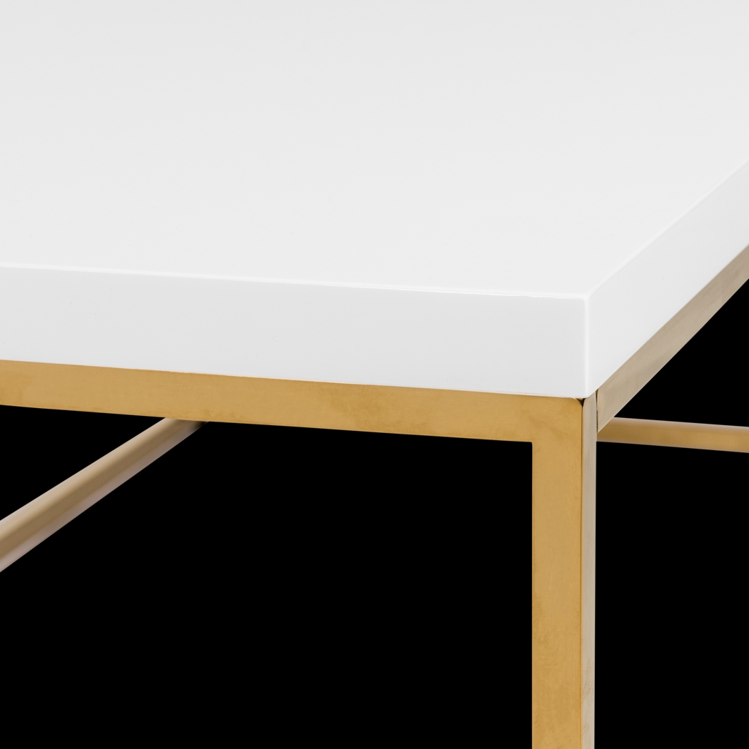 Clower White Cocktail Table - Thumbnail - Image 3