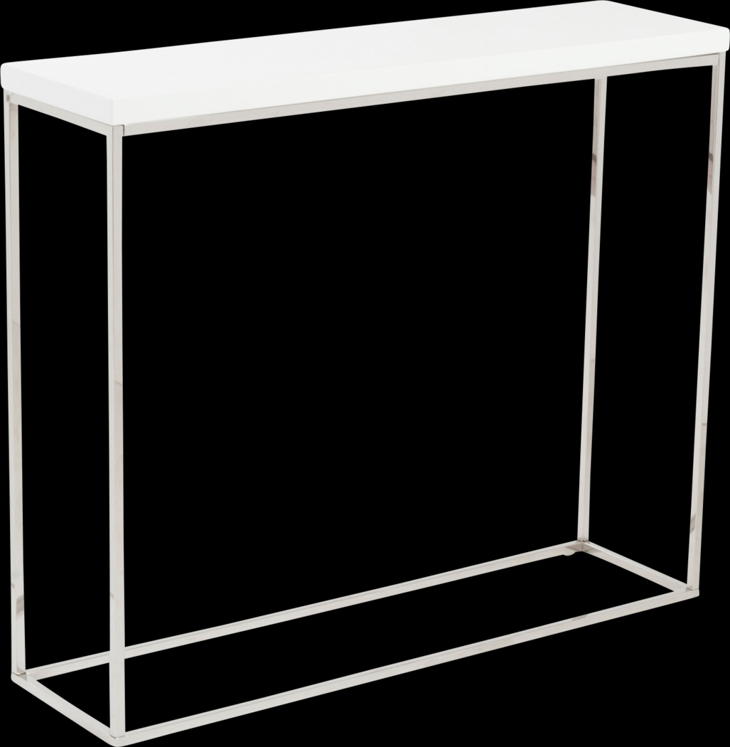 Clower White Sofa Table - Thumbnail - Image 3