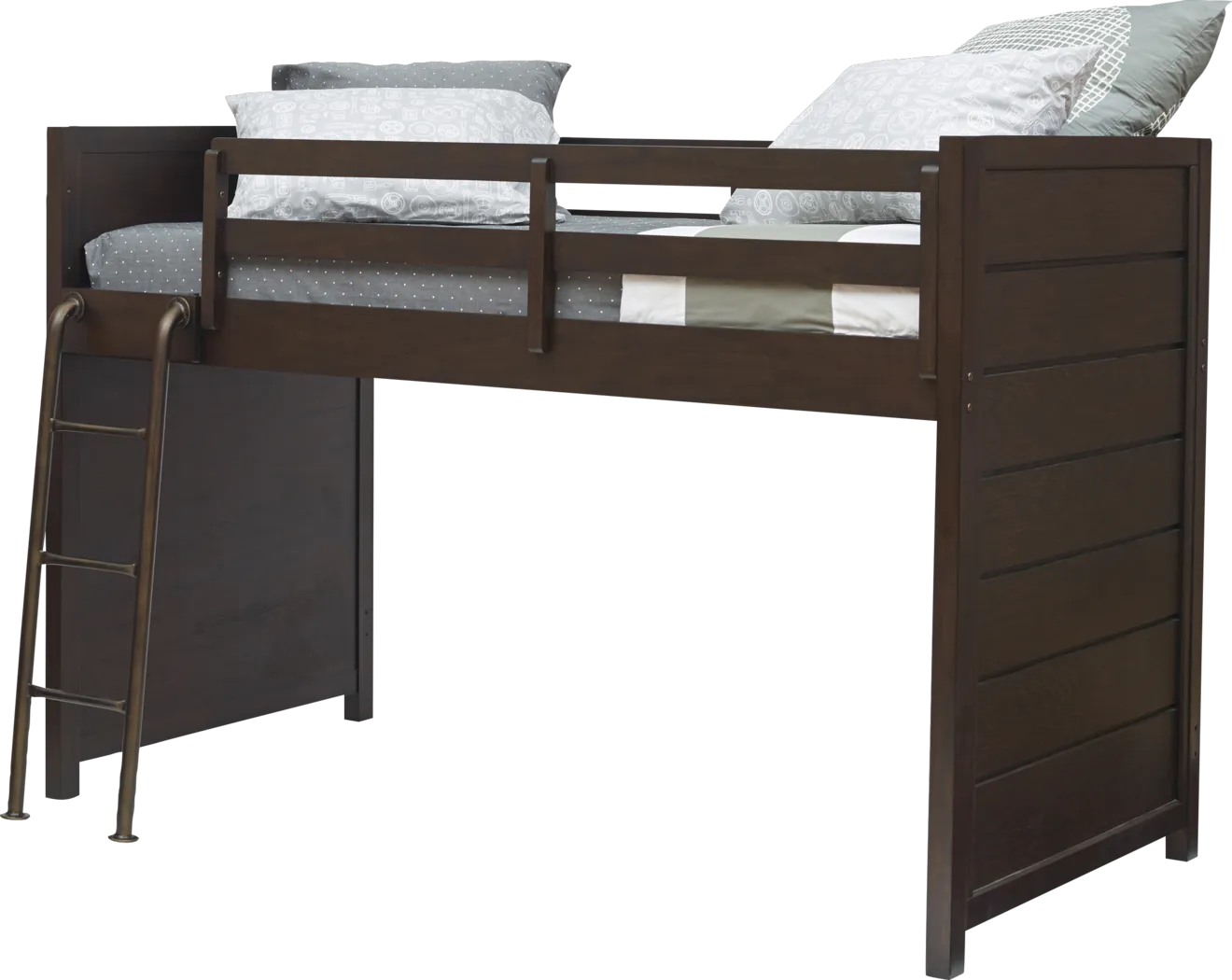 Clubhouse Chocolate Twin Jr. Loft Bed - Thumbnail - Image 1