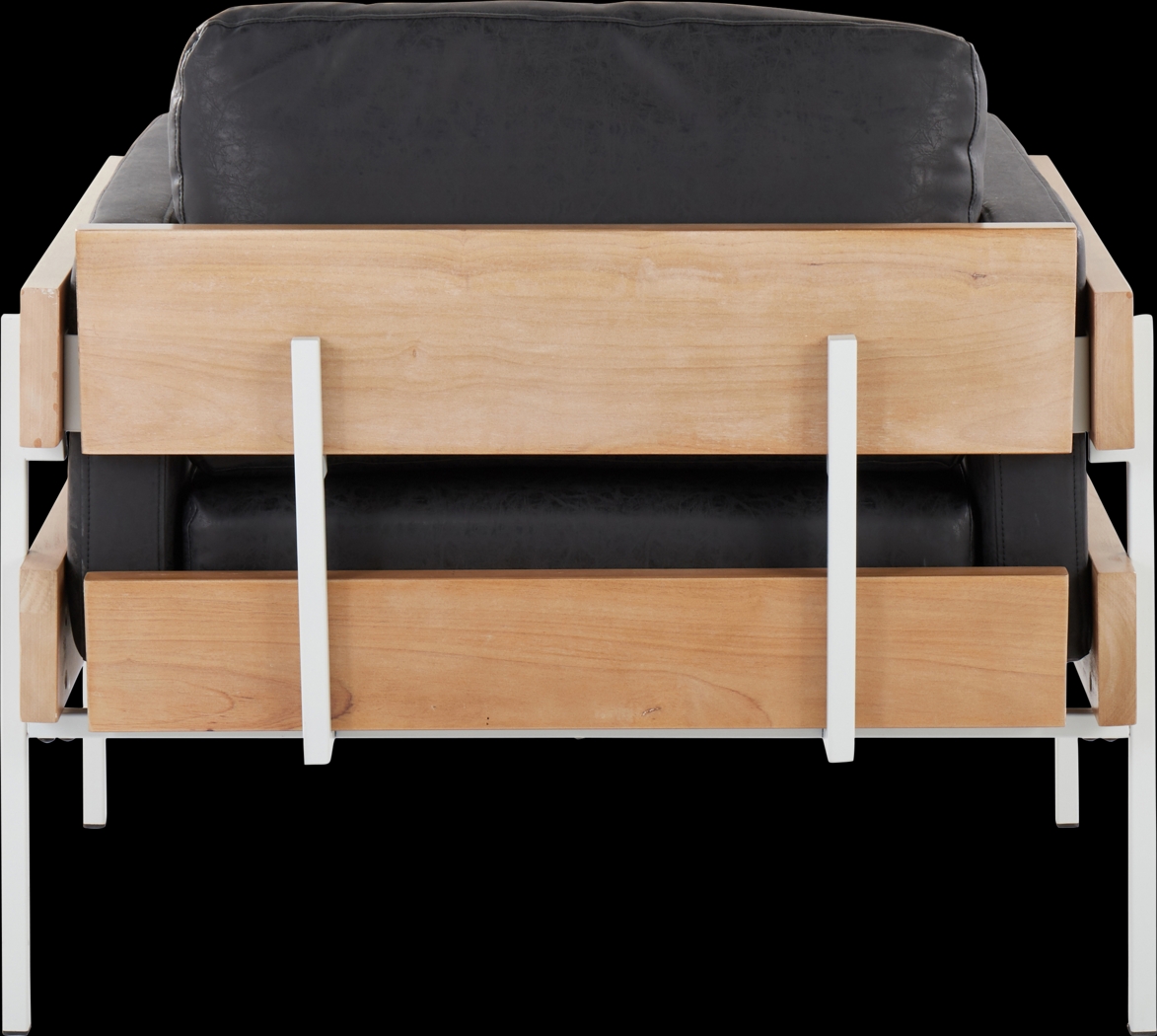 Clyburn Black Accent Chair - Thumbnail - Image 4