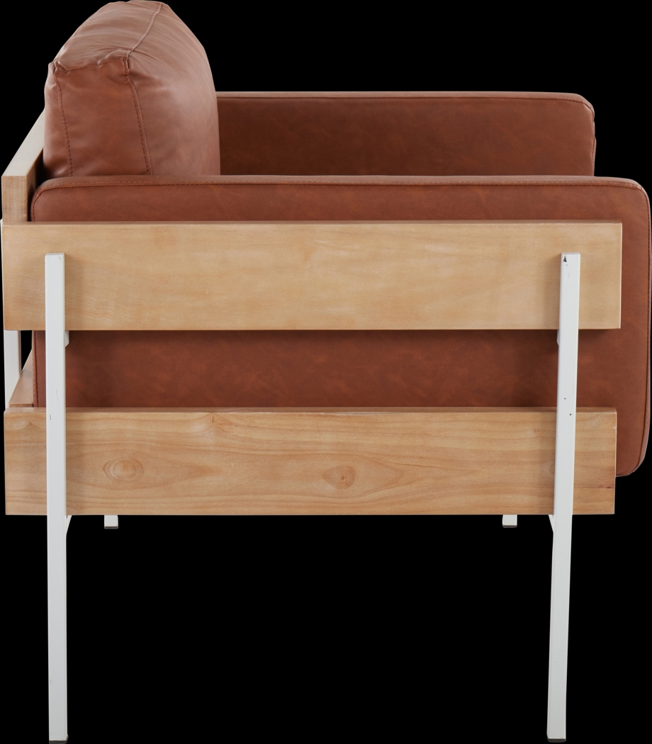 Clyburn Camel Accent Chair - Thumbnail - Image 2