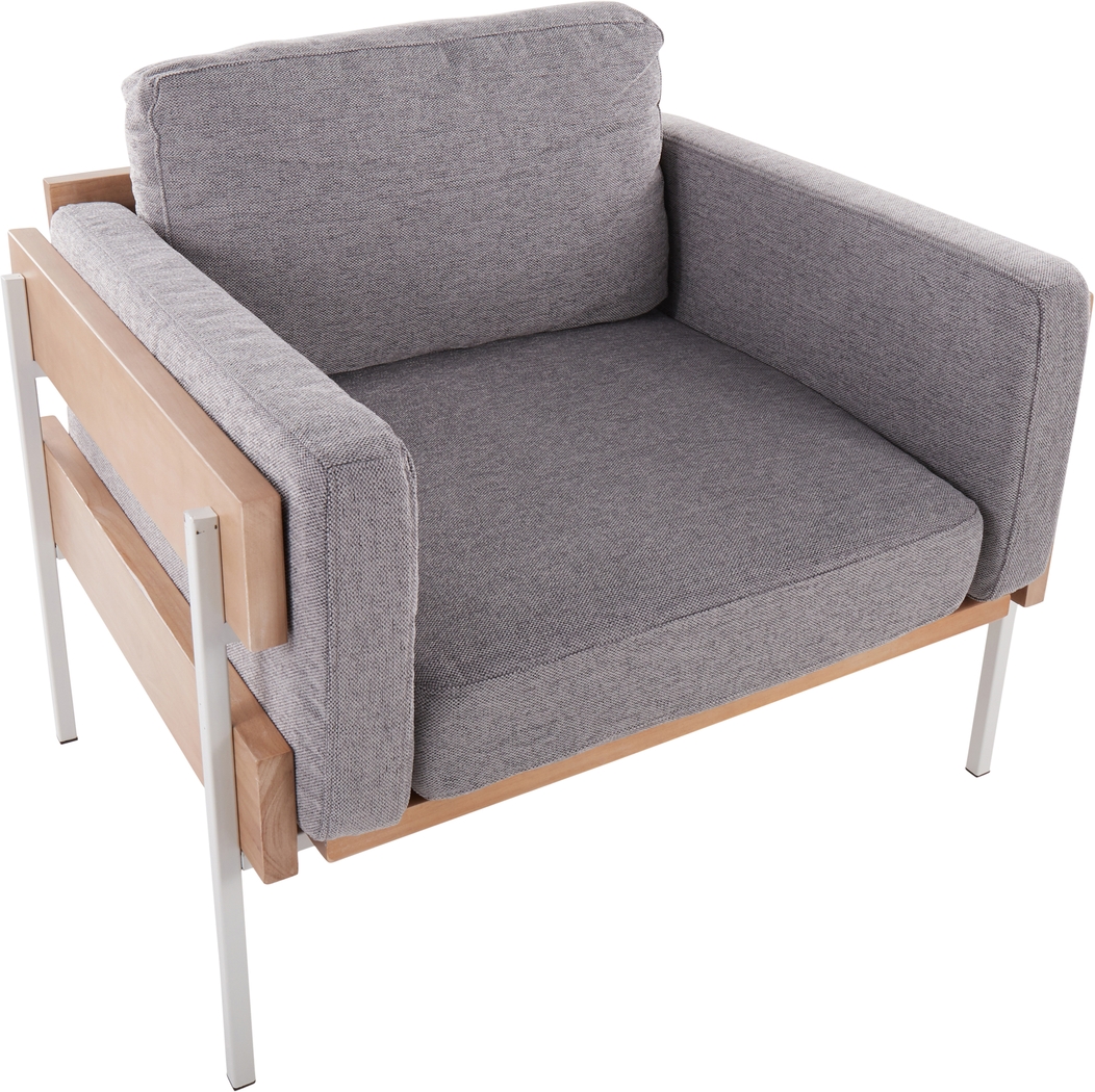 Clyburn Gray Accent Chair - Thumbnail - Image 6