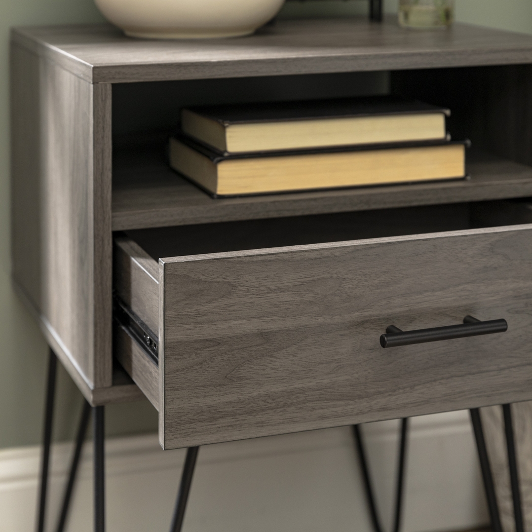 Clyburn Gray Side Table - Thumbnail - Image 5