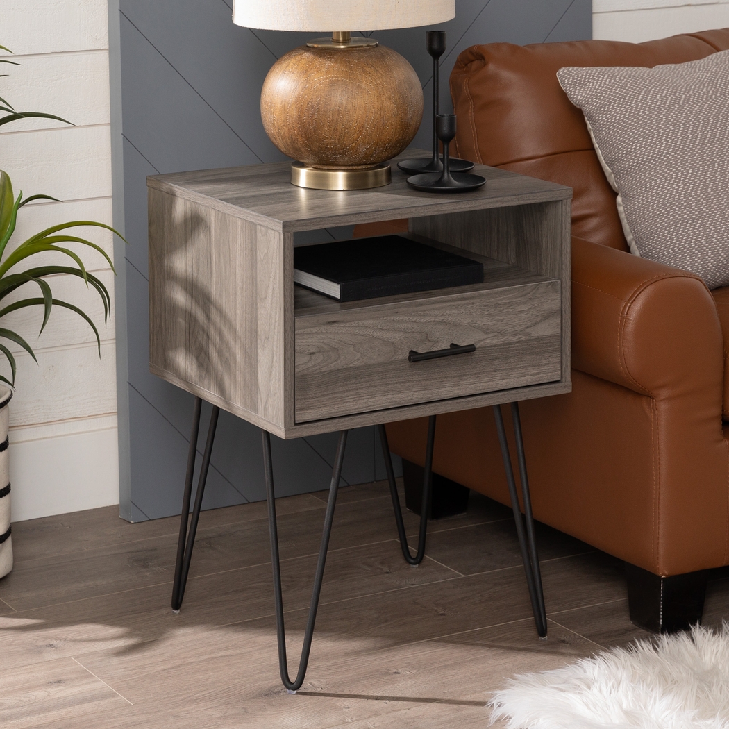 Clyburn Gray Side Table - Thumbnail - Image 9