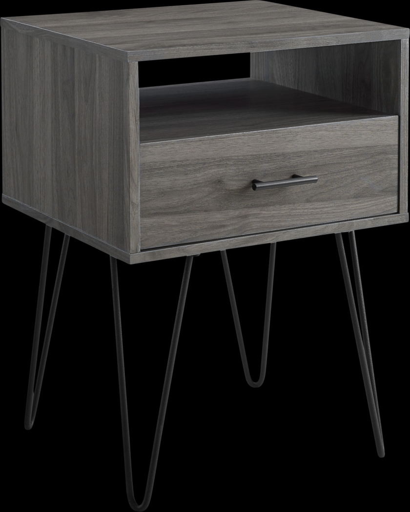 Clyburn Gray Side Table - Thumbnail - Image 1