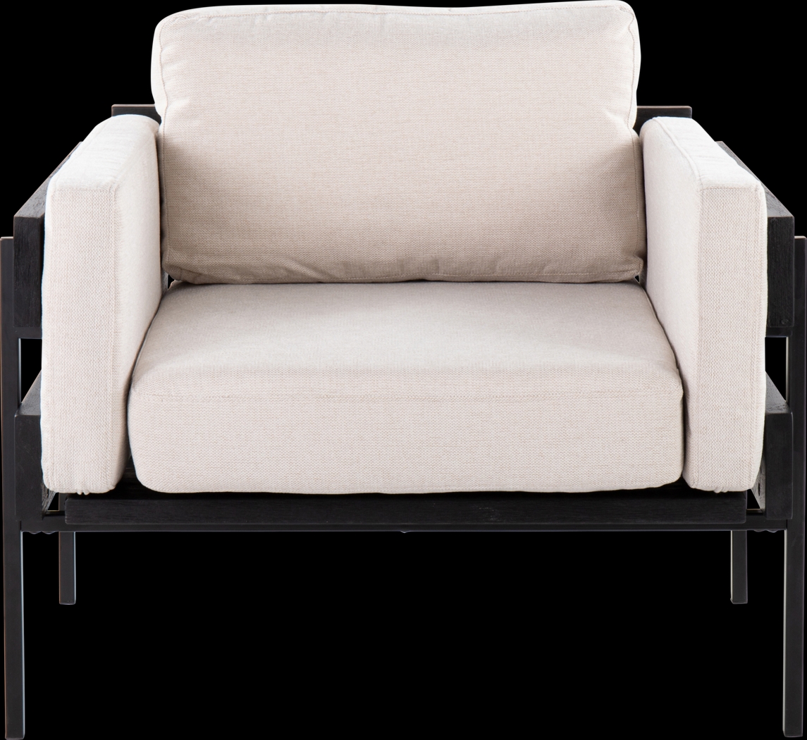 Clyburn II Cream Accent Chair - Thumbnail - Image 3