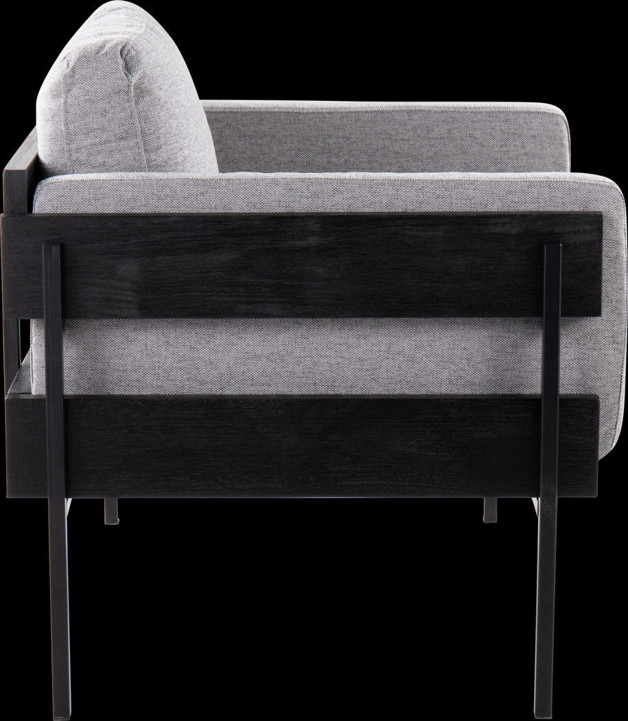 Clyburn II Gray Accent Chair - Thumbnail - Image 2