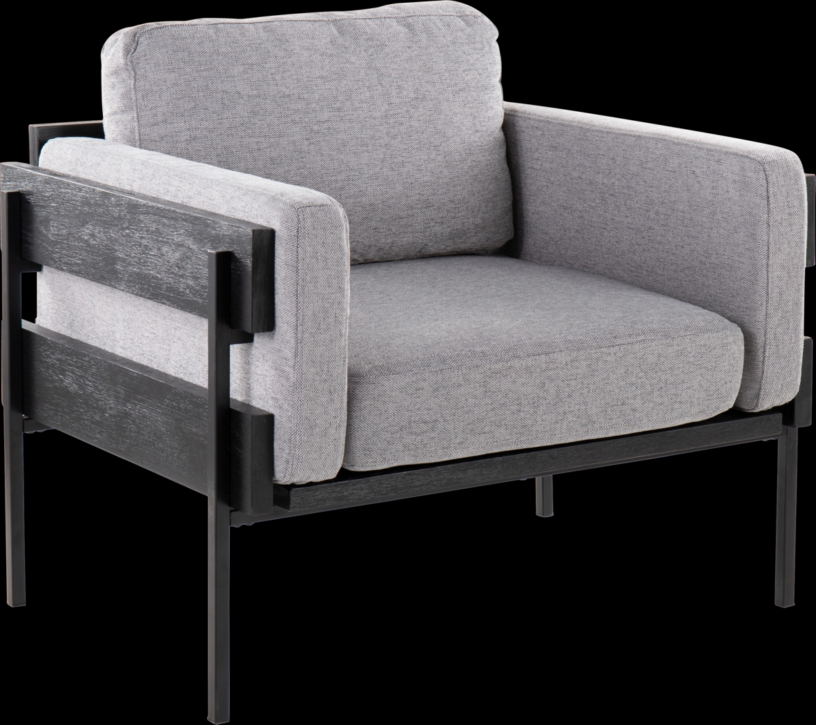 Clyburn II Gray Accent Chair - Thumbnail - Image 1