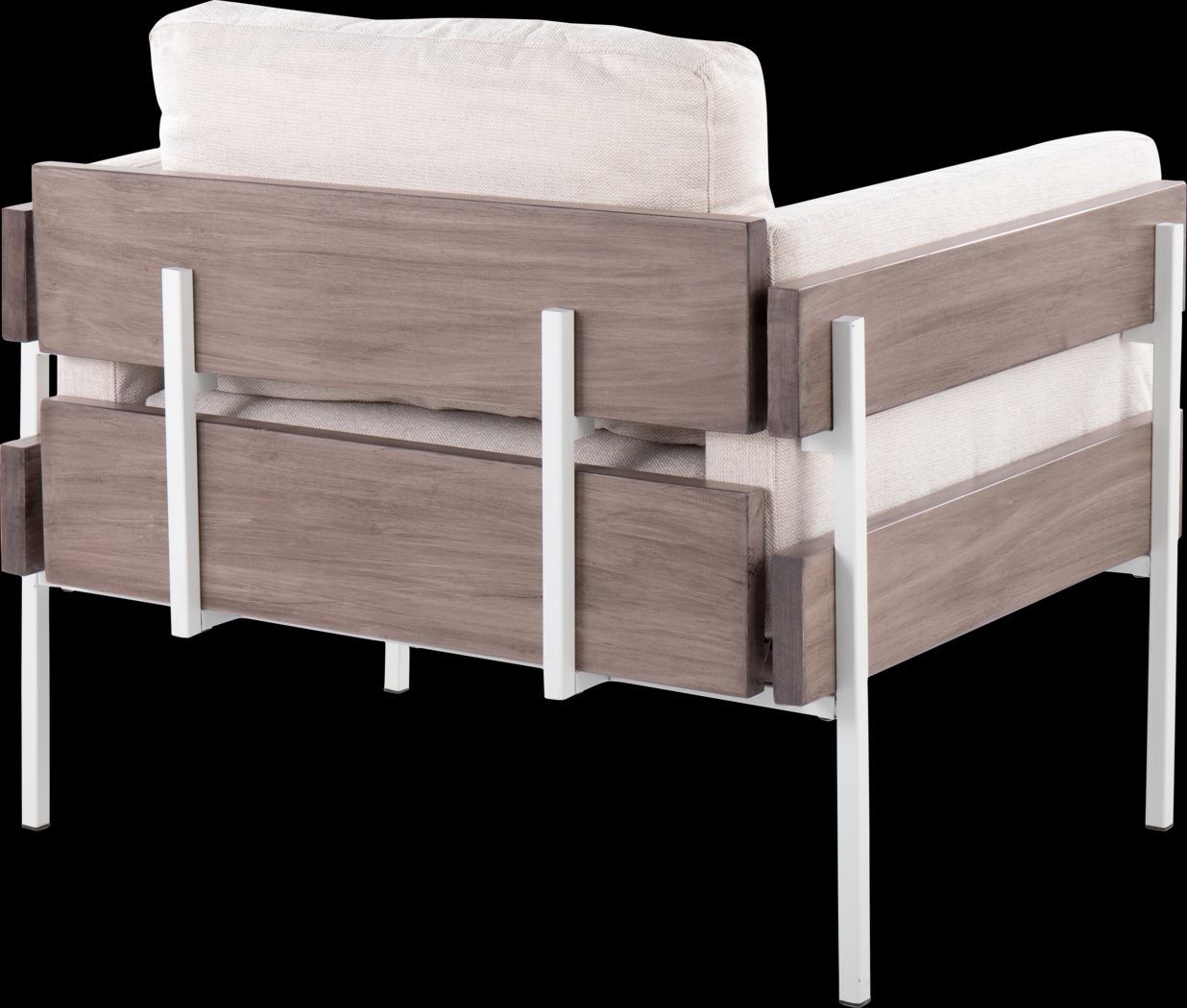 Clyburn III Cream Accent Chair - Thumbnail - Image 4