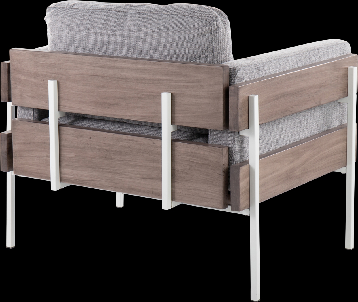 Clyburn III Gray Accent Chair - Thumbnail - Image 4