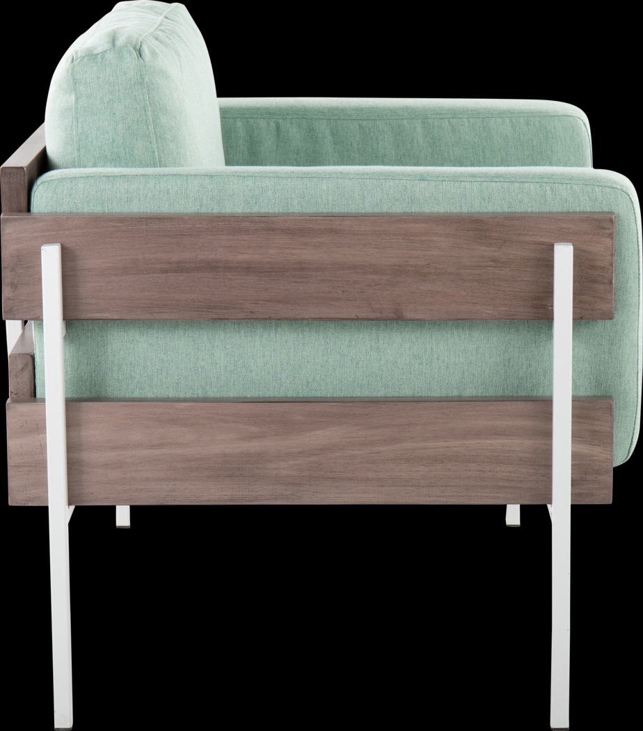 Clyburn III Green Accent Chair - Thumbnail - Image 3