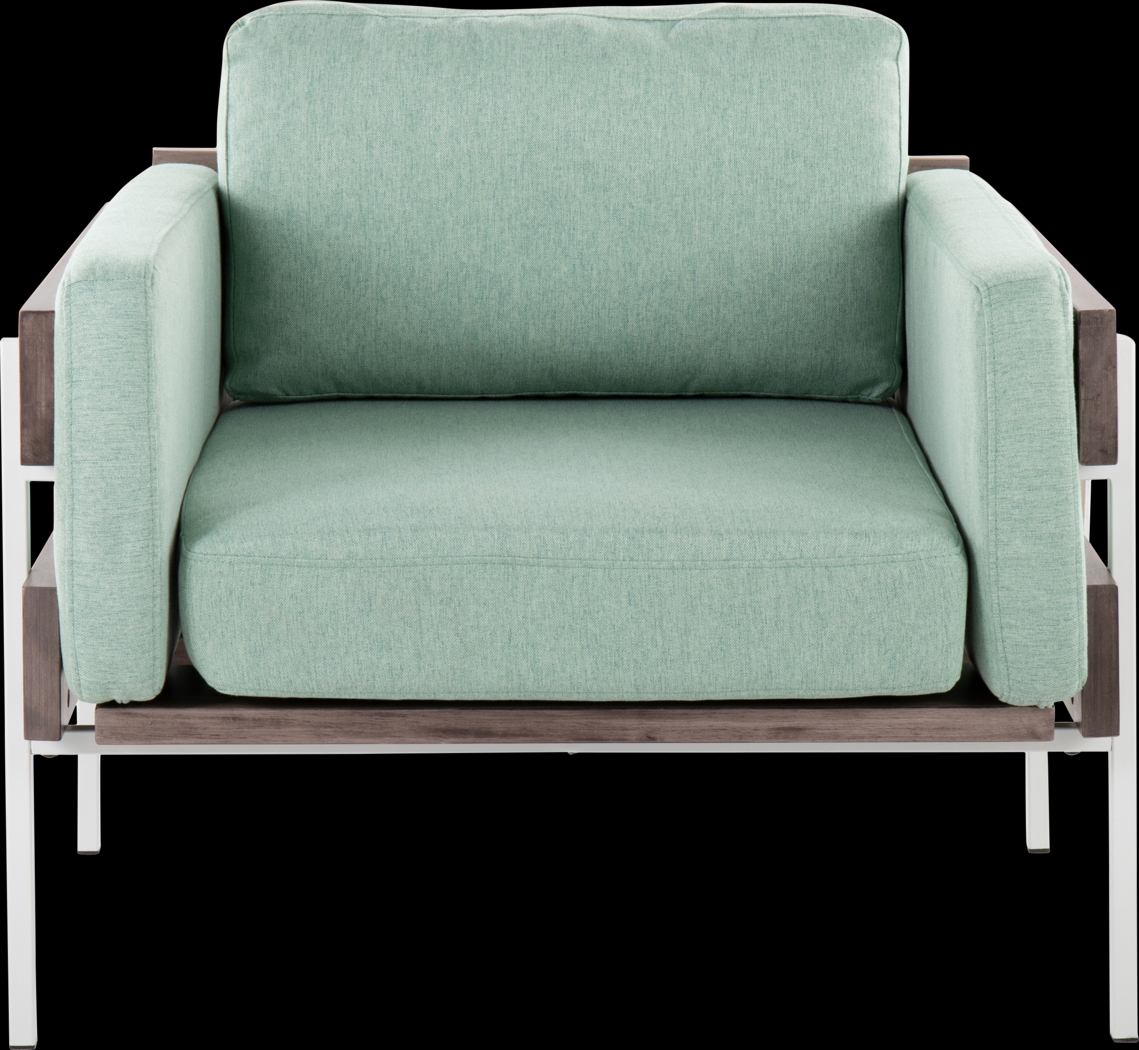 Clyburn III Green Accent Chair - Thumbnail - Image 6